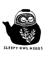 sleepy owl herbs logo